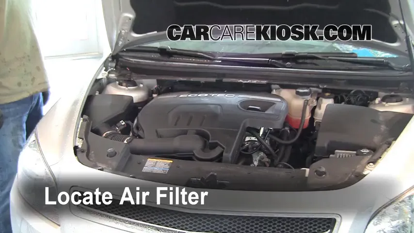 2010 Chevrolet Malibu LT 2.4L 4 Cyl. Air Filter (Engine) Replace